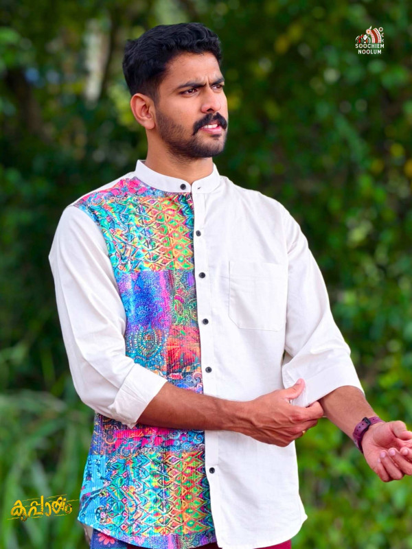 Off White Designer Half Patch Shirt[SHIRT00051]