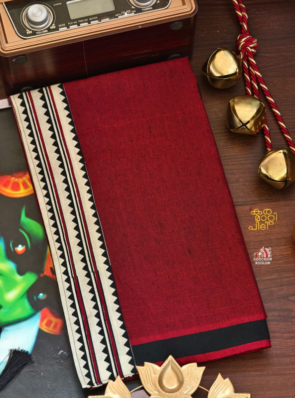 Marood Red Limited Edition Cotton Dhoti[DHOTI000228]