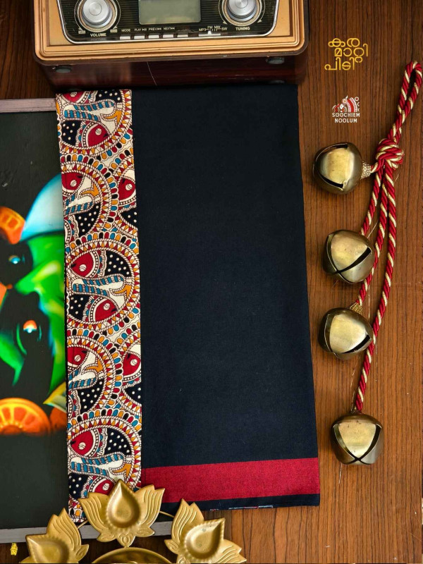 Black Limited Edition Premium Cotton Dhoti[DHOTI000410]