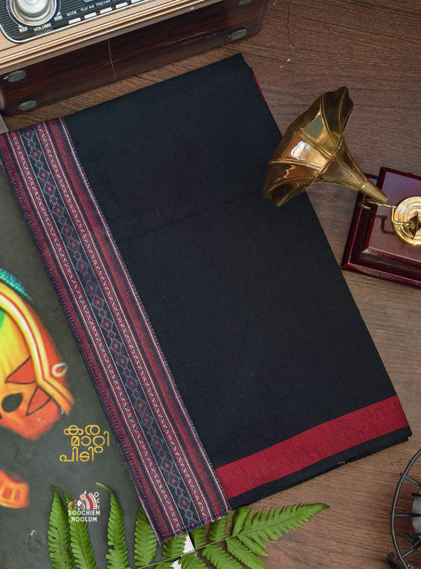 Black Limited Edition Premium Cotton Dhoti[DHOTI000248]