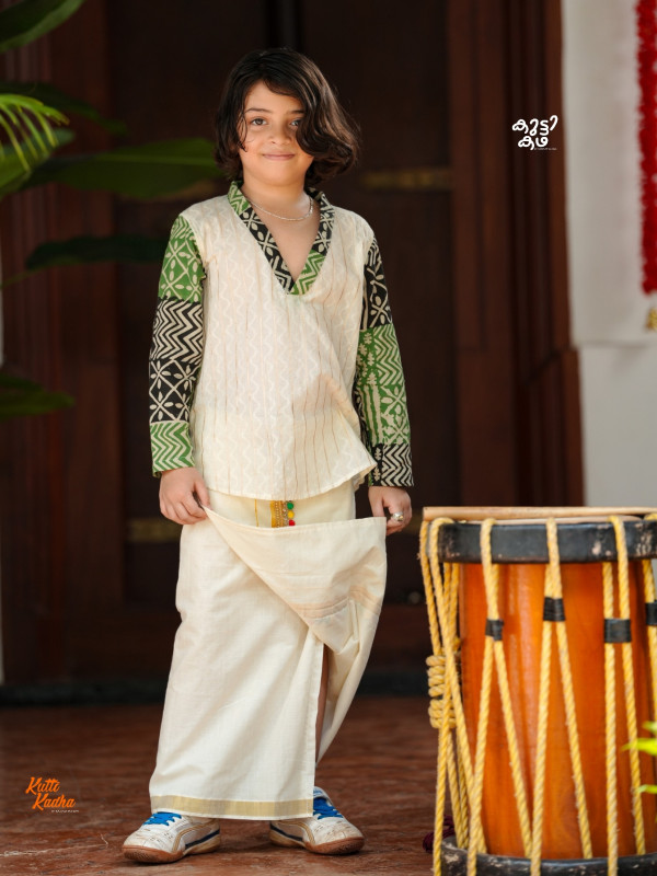 AMBARAM - DESIGNER COTTON KURTA FOR KIDS