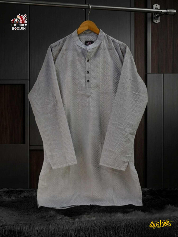 GREY PREMIUM DESIGNER KURTA