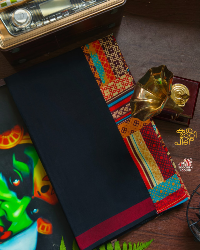 Black Limited Edition Premium Cotton Dhoti[DHOTI000198]