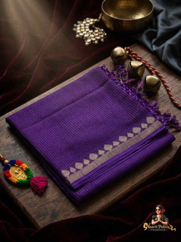 Chinon Silk saree -  purple [SAREE0000119]