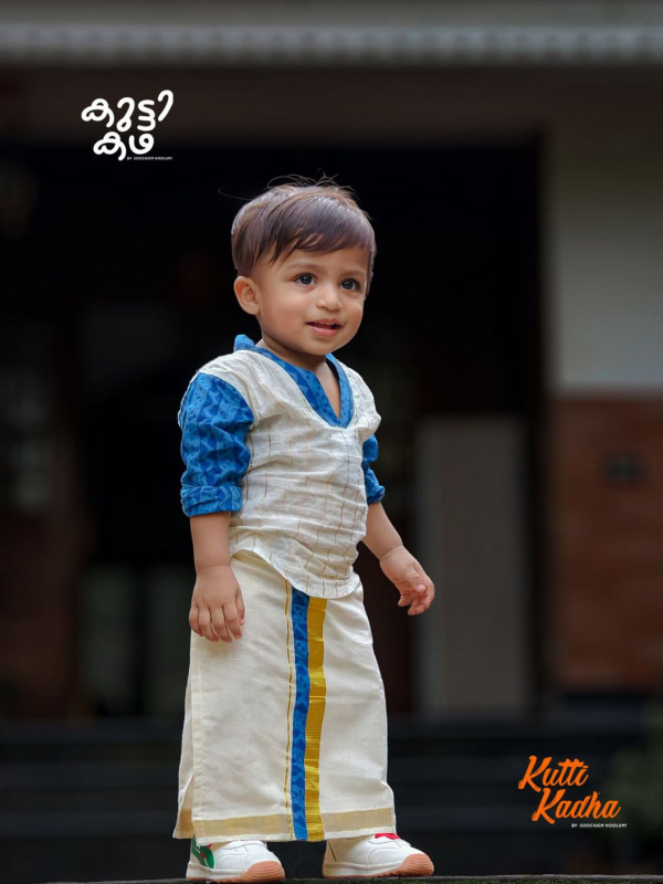AMBARAM- DESIGNER COTTON KURTA + DHOTI COMBO FOR KIDS