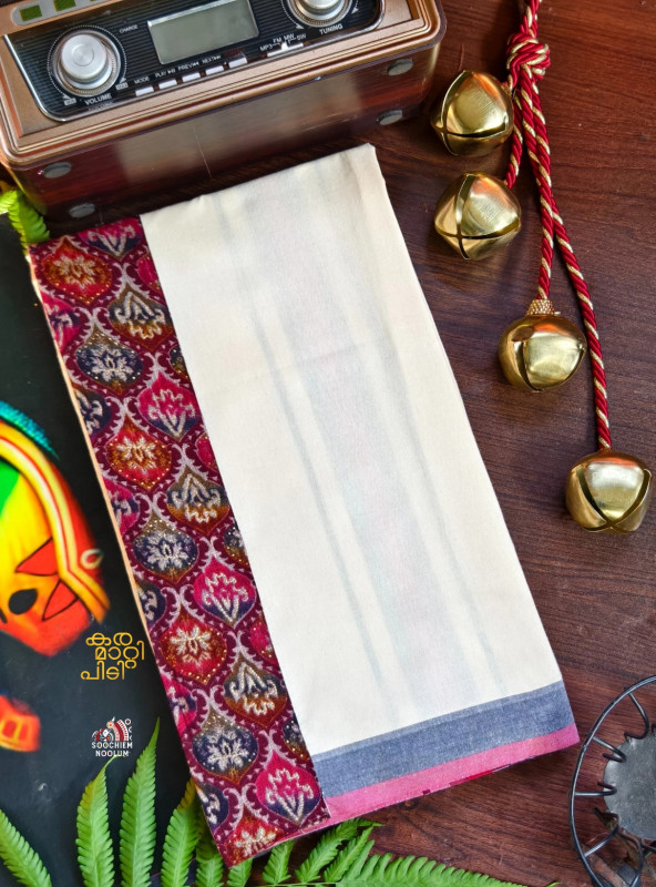 Off White Limited Edition Premium Cotton Dhoti [Clearance Sale][DHOTI000250]