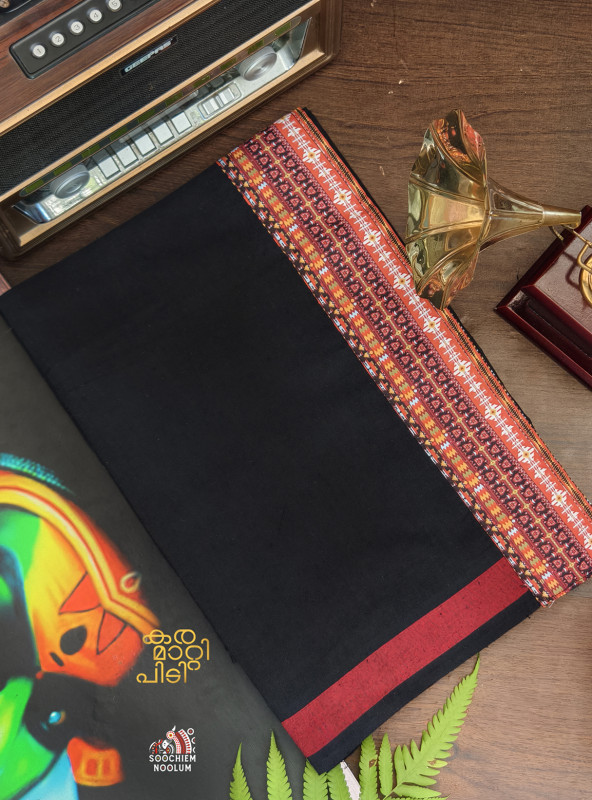 Black Limited Edition Premium Cotton Dhoti [Clearance Sale][DHOTI00036]