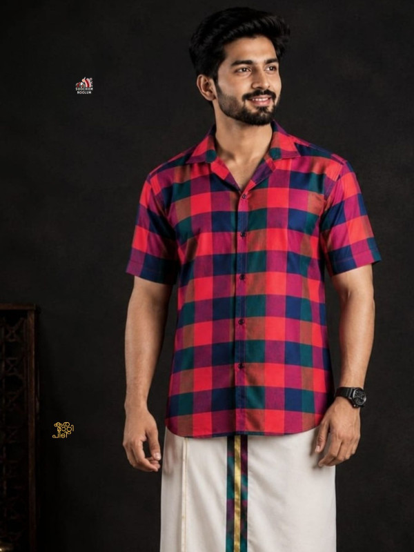 MADRAS CHECK-DESIGNER PREMIUM SHIRT