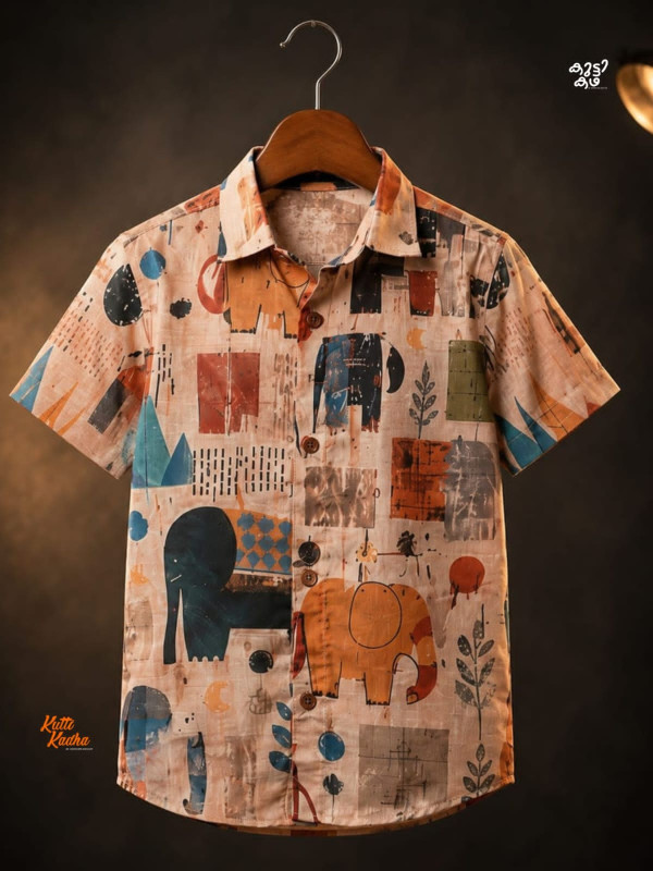 AANAKKUTTI - DESIGNER COTTON SHIRT FOR KIDS
