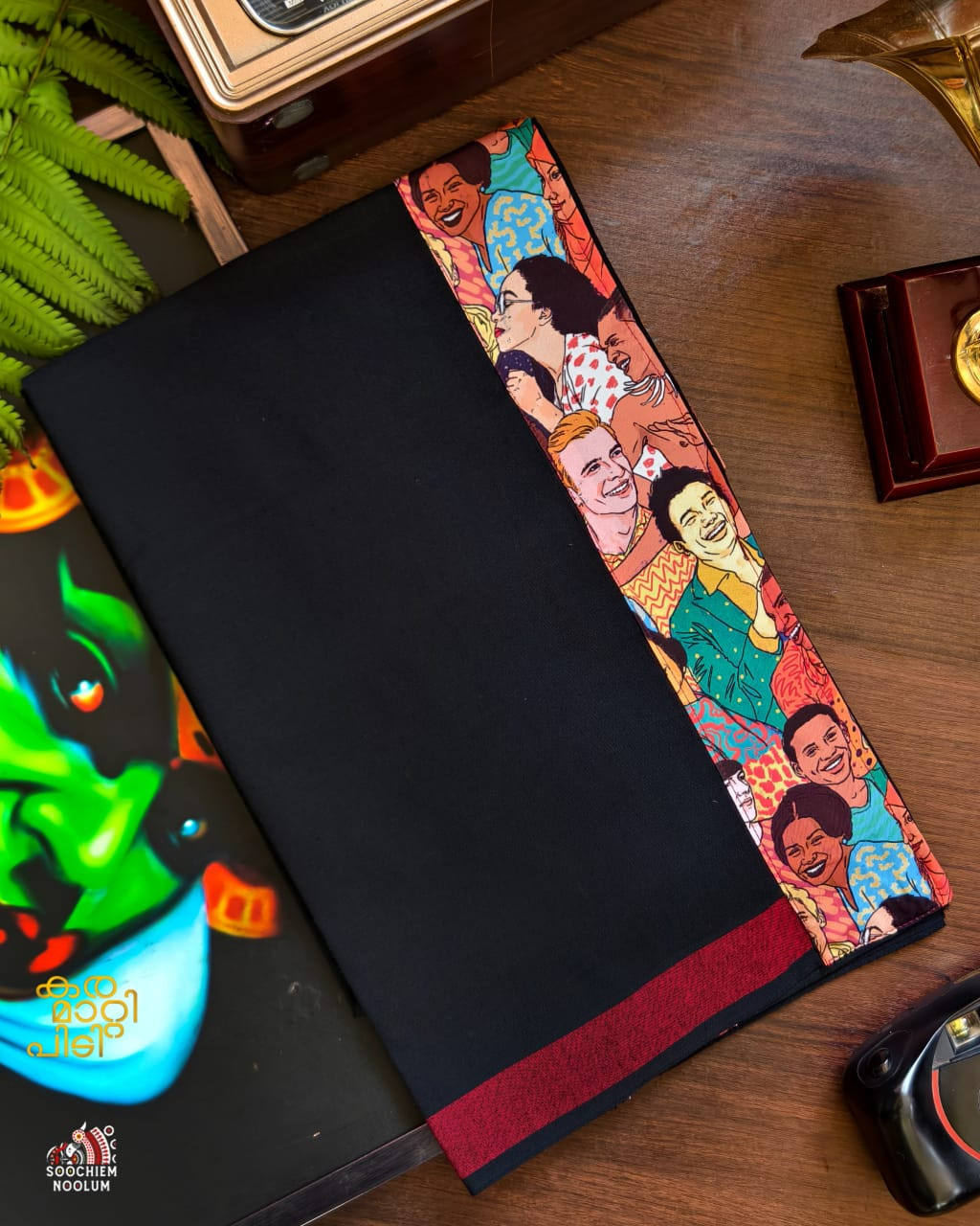 Black Limited Edition Premium Cotton Dhoti [Clearance Sale][DHOTI00044]