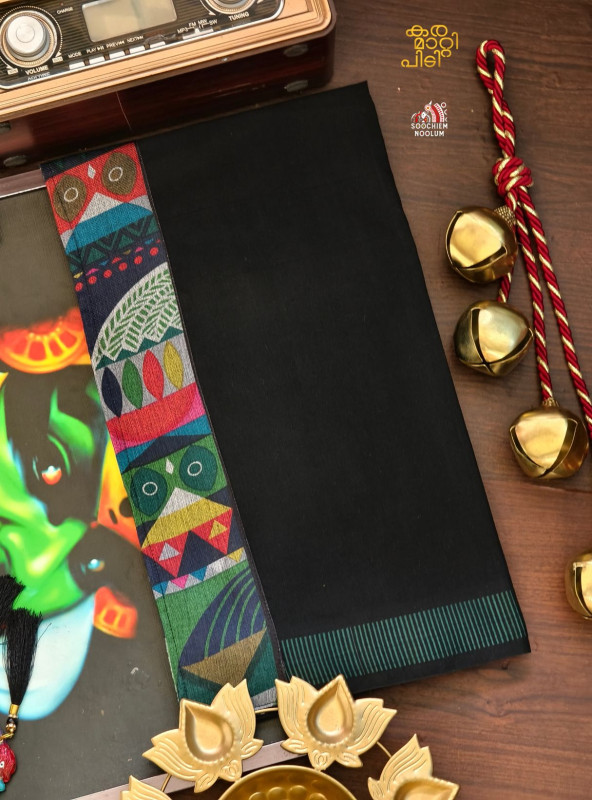 Black Limited Edition Premium Cotton Dhoti[DHOTI000126]