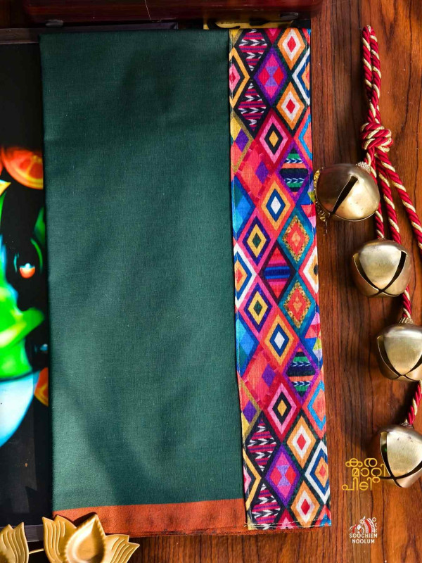 Bottle Green Limited Edition Cotton Dhoti[DHOTI000421]