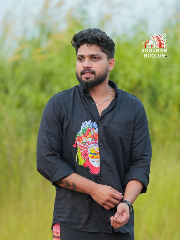 Black Muthappan Printed Premium Shirt[SHIRT000170]