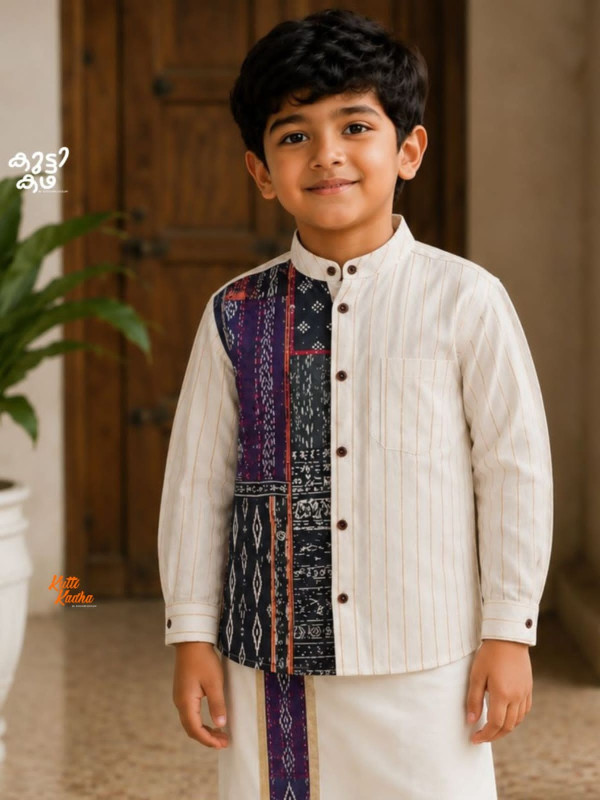 AARPPO AJRAKH - DESIGNER COTTON SHIRT FOR KIDS