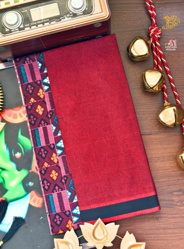 Marood Red Limited Edition Cotton Dhoti [Clearance Sale][DHOTI00092]