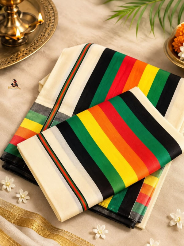 RAINBOW KARA - SINGLE COTTON SET MUND