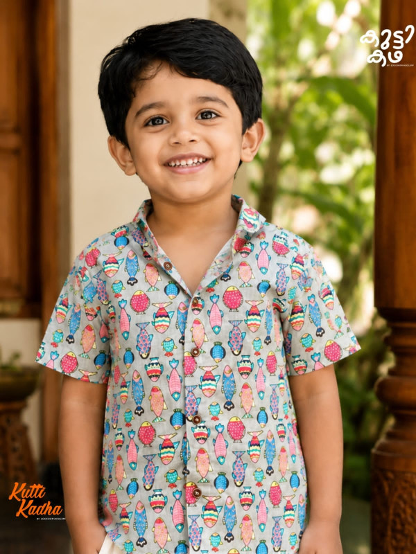 KELI - DESIGNER COTTON SHIRT FOR KIDS