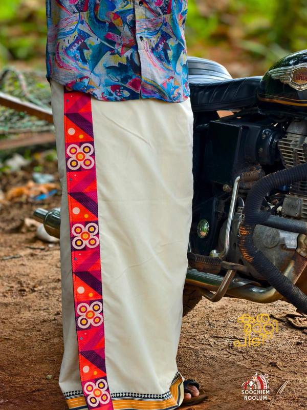 Off White Limited Edition Premium Cotton Dhoti[DHOTI000394]