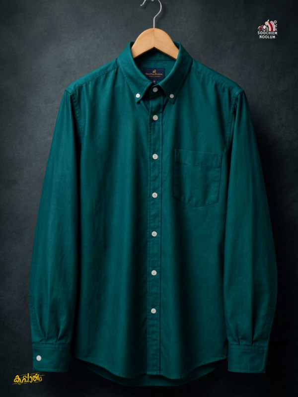 SOLID COLOUR SHIRT - DEEP GREEN