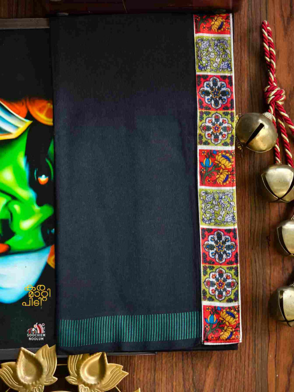 Black Limited Edition Premium Cotton Dhoti[DHOTI000409]