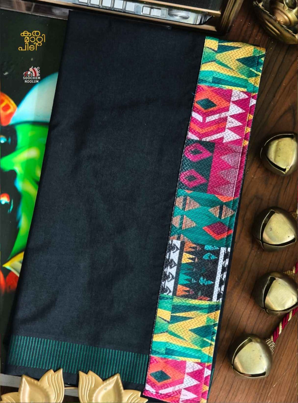 Black Limited Edition Premium Cotton Dhoti[DHOTI000372]