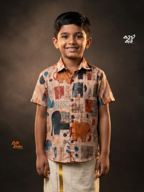 AANAKKUTTI - DESIGNER COTTON SHIRT FOR KIDS