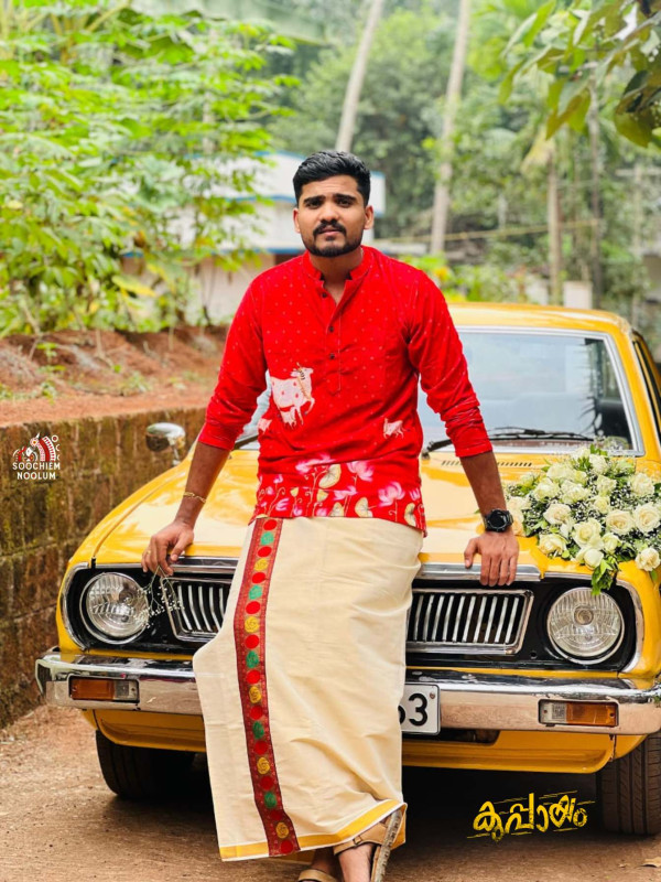 Red Premium Designer Velvet Kurta [Clearance Sale][KURTA0007]