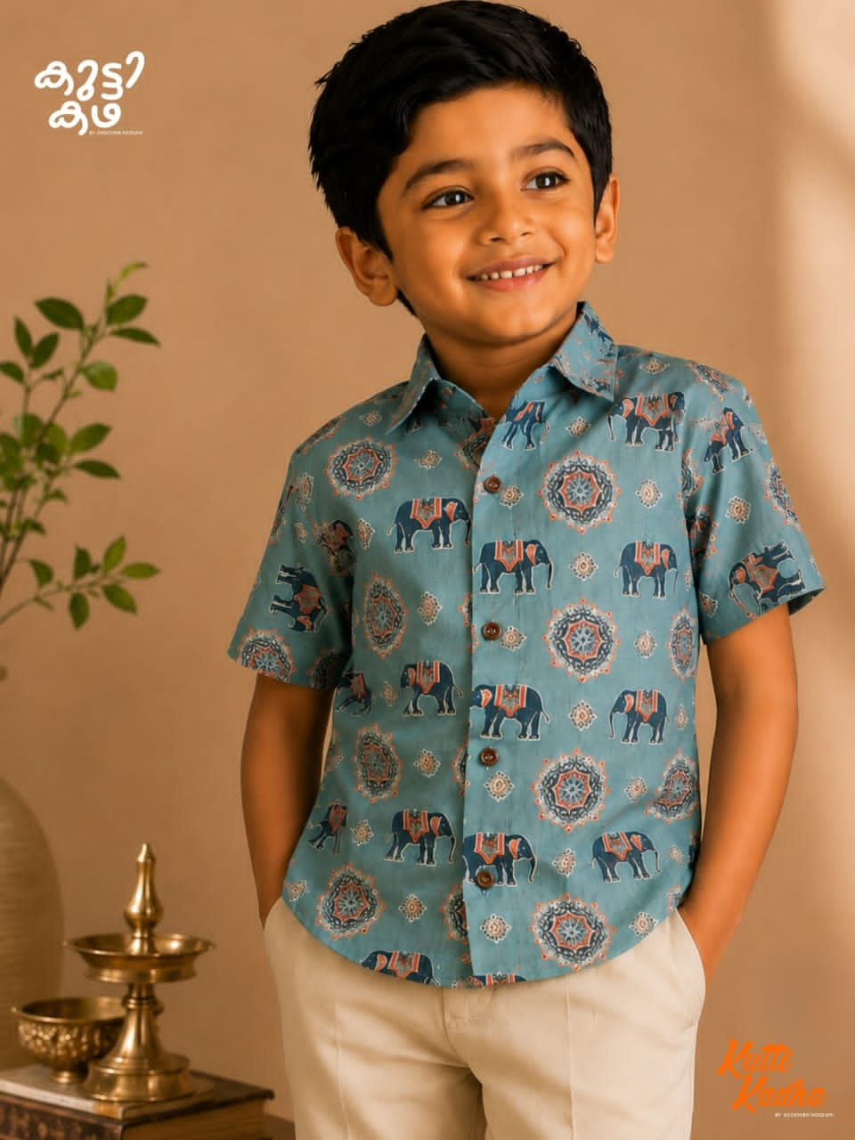 KELI - DESIGNER COTTON SHIRT FOR KIDS
